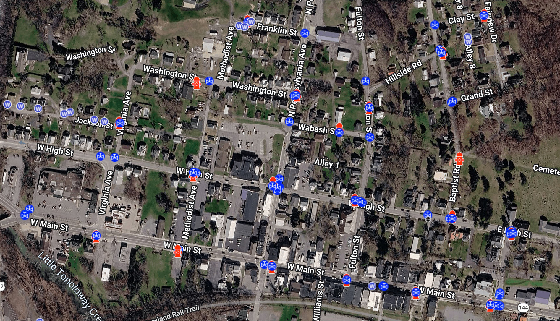 Map of Water System GIS Map of Water System GIS
